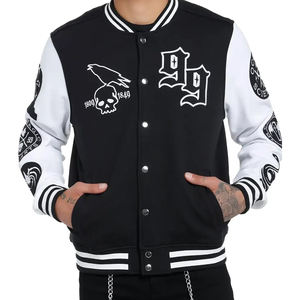 OEM invierno más tamaño del equipo de béisbol chaqueta de la motocicleta para hombre Abrigos personalizados bordado Lettermen chaqueta para hombre - Product Image 1