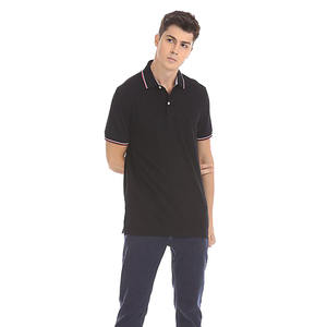 Golf Polo Tops 100% poliéster Polo manga corta Camiseta Anti-Pilling Golf Polo para hombres 180 gramos peso de tela - Product Image 2