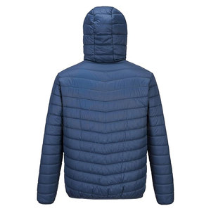 Chaqueta acolchada con aislamiento plegable para hombre al por mayor con capucha abrigo de invierno resistente al agua para senderismo, nieve, esquí marca personalizada - Product Image 4