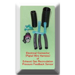 ขั้วต่อไฟฟ้าของเซ็นเซอร์วัดแรงดัน EGR (DPFE) รุ่น VP18 ใช้ได้กับ: ฟอร์ด - Product Image 1