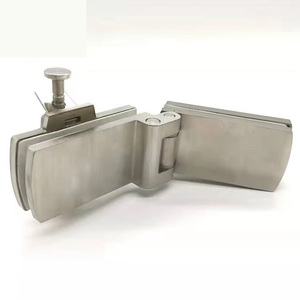 Charnière de porte pliante en verre sans cadre en acier inoxydable avec pêne dormant - Product Image 2