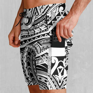 Shorts de Tabla Personalizados para Hombre, Diseño Nuevo 2025-26, Sublimados, de Secado Rápido, con Estampado, Hechos de Spandex - Product Image 3