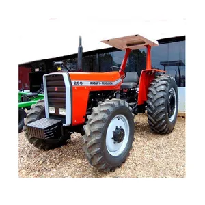 Used farm tractor massey ferguson 100hp Cheap Price | MF 290 4wdtractors with front loader and backhoe