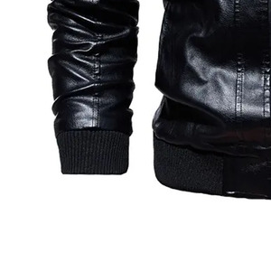 Chaqueta impermeable a prueba de viento de cuero genuino Premium para hombre al mejor precio Teñido liso para invierno en todos los tamaños Venta en línea disponible - Product Image 6