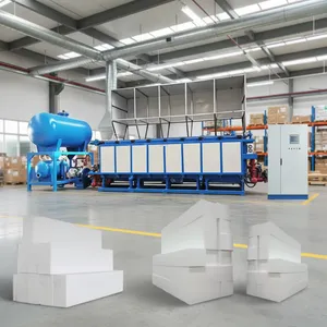 Machine de moulage de blocs EPS à refroidissement par air / Ligne de production de blocs en polystyrène à économie d'énergie - Product Image 2