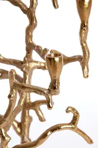 Nueva decoración de diseñador con 5 velas unidas con oro Nuevo diseño de soporte único Portavelas elegante - Product Image 3