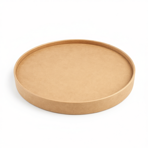 Couvre-gobelet à soupe en papier kraft jetable classique 3H Corporation, 20-32 oz - Product Image 2