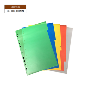 <b>Plastic</b> Index <b>Divider</b> Cards 5-Tab Colorful Separator Pages for Organization AF-1693 - Product Image 1