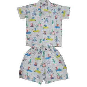 Ensembles de Vêtements Populaires en Poly Coton à Manches Courtes pour Garçons et Filles, 2 Pièces - Product Image 6