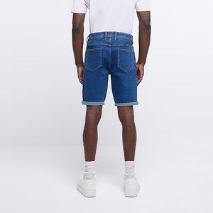 <b>Men's</b> Mid Waist Denim Shorts Casual Cotton <b>Jean</b> Shorts Lightweight Summer Streetwear Fashion Summer Denim Shorts - Product Image 3