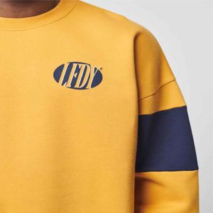 เสื้อสเวตเตอร์ Crewneck ขนาดใหญ่เสื้อสเวตเตอร์ผ้าฝ้ายธรรมดาพิมพ์โลโก้ผู้ชายเสื้อสวมหัวเย็บปักถักร้อยเปล่าเสื้อสเวตเตอร์ปักโลโก้ที่กําหนดเอง - Product Image 6