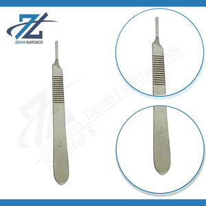 Manche de scalpel manuel de haute qualité 127 mm n° 4 en acier inoxydable chirurgical réutilisable certifié CE pour instruments de chirurgie générale - Product Image 3