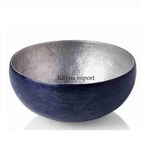 Bol de service décoratif fini or et noir de luxe - Product Image 6