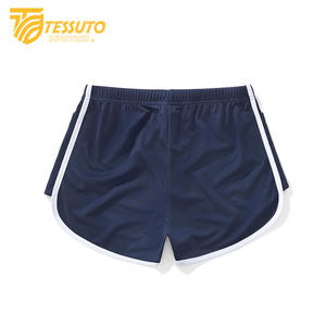 High Quality <b>Men's</b> & Women's Gym Fitness Athletic Running <b>Shorts</b> Quick Dry Breathable Mesh Striped <b>Zipper</b> <b>Pockets</b> Plain Dyed - Product Image 4