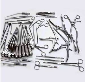 Juego avanzado de laminectomía, instrumentos quirúrgicos ortopédicos revestidos de 35 piezas, grado quirúrgico Manual, autoclavable, reutilizable, inoxidable - Product Image 1