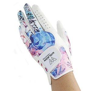 Wolson Industry Vente directe Concevez votre propre logo Gants de golf respirants en cuir Cabretta couleur souple pour produits unisexes. - Product Image 2