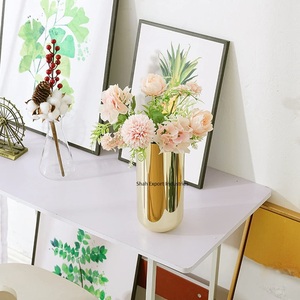 Elegant Design Metal Cylindrical <b>Flower</b> <b>Vase</b> for Home and Hotels Tabletop Decoration <b>Black</b> & Gold Finished <b>Flower</b> <b>Vase</b> - Product Image 2