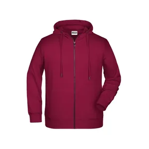 Sudadera con Capucha y Cremallera para Hombre, Orgánica, Sostenible, Promocional - Product Image 2
