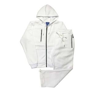 Conjunto Deportivo de 2 Piezas para Hombre, Sudadera con Capucha y Cremallera, 100% Algodón, Otoño Invierno 2026, Marca Personalizada, Moda, Ropa Deportiva - Product Image 3