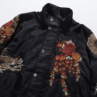 Nouvelle veste bomber d'hiver pour homme de qualité supérieure, design personnalisé, col montant, tissu fin, broderie, coupe-vent, respirante - Prix bas