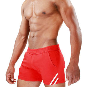 Shorts de rugby pour hommes Kivotech personnalisés en sergé 100 % coton, bicolores, avec poches zippées, respirants, avec application tactile et antibactériens - Product Image 2