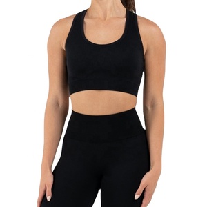 Conjunto de Yoga de compresión adelgazante elástico personalizado de la más alta calidad para mujer suave ligero transpirable ajuste activo servicio OEM - Product Image 1