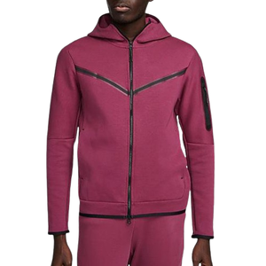 Cremallera al por mayor con logotipo y diseño personalizados de alta calidad 100% algodón transpirable ligero Streatwear Full Zip Up Hoodie para hombres - Product Image 1