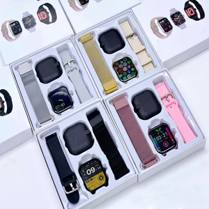 Montre connectée Sower 2.01 pouces avec écran tactile IPS, suivi de la fréquence cardiaque, étanche IP68, avec deux bracelets, montre de fitness unisexe - Product Image 1
