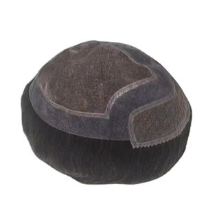 Perruque en cheveux naturels 100% humains, mono front lace, toupet, patchs, prothèse capillaire, Taz Hair BD, haute qualité - Product Image 6