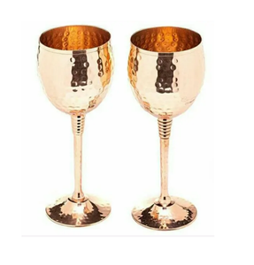 Copa de vino de diseño personalizado con embalaje, venta al por mayor de latón, diseño personalizado, copa de vino de metal hecha a mano, exportador - Product Image 4