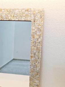 AALIYAN IMPEX Miroir mural rectangulaire classique pour la décoration intérieure, design moderne avec incrustation de nacre pour la chambre à coucher - Product Image 4