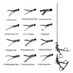 Pinces de laparoscopie pour la formation - Instruments chirurgicaux manuels en acier inoxydable allemand - Product Image 3