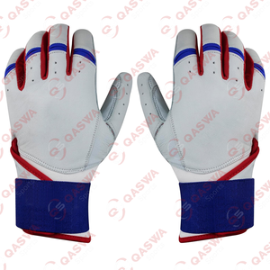 Nouveaux gants de frappe de baseball en cuir véritable antidérapants personnalisés - Product Image 1