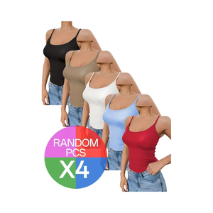 Gran oferta de verano, camiseta sin mangas de algodón a la moda para mujer, Jersey transpirable, informal, patrón sólido, decoración de encaje de punto, camisola caliente - Product Image 1