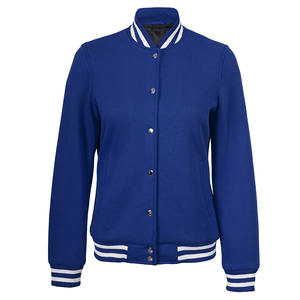 2025 nouveau Design coupe-vent varsité veste Polyester coton et bouton couvert respirant varsity vestes pour femmes - Product Image 1