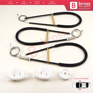 Kit de reparación de regulador de ventana BWR603 puerta delantera izquierda o derecha para XSara Picasso 1999-2004 piezas de automóvil Bross hechas en Turquía - Product Image 5