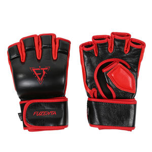Gants de combat MMA en cuir véritable pour la compétition, rembourrage en mousse souple, artisanat supérieur, gants de grappling UFC MMA - Product Image 1