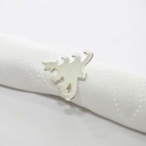 Merveilleux design rond de serviette en métal plaqué or parfait pour la décoration de table et la décoration de mariage les plus vendues léger - Product Image 3