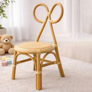 Rattan toddler accent <b>chair</b> for <b>nursery</b> decorations small cane kid seating <b>chairs</b> from top supplier - Product Image 3