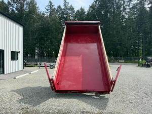 High Quality Factory Original Farm <b>Trailers</b> for Sale 7x14 High Side Dump <b>Trailer</b> and 6x12 Dump <b>Tractor</b> <b>Trailer</b> - Product Image 5