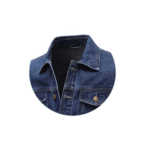 Latest Hot Selling <b>Bomber</b> Pilot Blue Denim <b>Varsity</b> <b>Jacket</b> Breathable Windproof <b>Men's</b> Motorcycle Casual Outwear High Street Mono - Product Image 2
