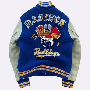 Custom High Quality Breathable Wool Varsity <b>Jacket</b> Men Autumn College Baseball Letterman <b>jacket</b> - Product Image 4