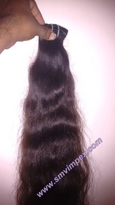 Paquete de cabello sin procesar con cutícula alineada de un solo proveedor, venta al por mayor, crudo, indio, Remy, India, virgen, recto, suave, respetuoso con el medio ambiente - Product Image 2