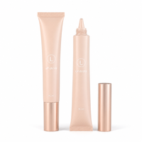 Tube de gloss à lèvres vide à marque privée 15 ml, contenant long à presser pour gloss, tube cosmétique, vente en gros, faible MOQ, échantillon gratuit