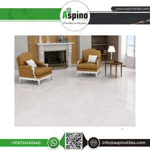 กระเบื้องภายในพอร์ซเลนเคลือบดิจิตอลกันลื่นหนา1200x1800มม. 9มม. เพื่อเน้นการออกแบบที่ทันสมัยอพาร์ทเมนท์ - Product Image 4