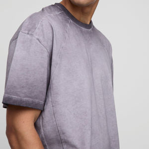 Camiseta extragrande de algodón pesado de 240-300gsm | Camisetas extragrandes de algodón peinado con logotipo personalizado | Camisetas OEM/etiqueta privada - Product Image 5