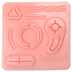 Kit de sutura del fabricante, instrumento médico, almohadilla de silicona para práctica de sutura de piel, diseño profesional - Product Image 5