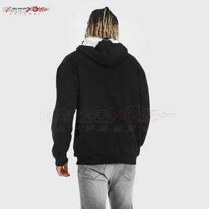 Sudadera con capucha para hombre de marca Basics con parte delantera Lisa con cremallera y corte elegante para trajes diarios Sudadera con capucha ajustada y cremallera completa para hombres - Product Image 2