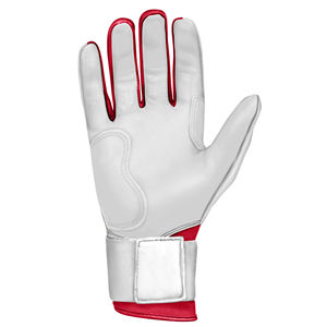 Gants de frappeur de baseball à sublimation personnalisée OEM Gants de sport professionnels à manchette longue et durable en cuir BBG-0024 d'approvisionnement - Product Image 3