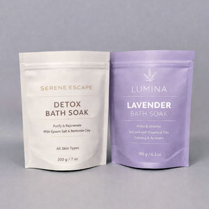 Bolsas de Embalaje Personalizadas a Prueba de Olores con Cierre Hermético para Té en Polvo y Snacks, Bolsas Mylar con Cierre Vertical - Product Image 5